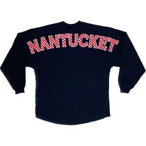 Spirit Jersey Mens Sz S Navy Blue Nantucket